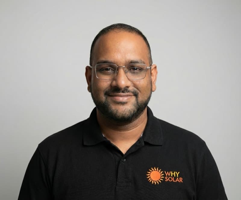 Headshot of Jos Aguiar, Solar Evangelist at Why Solar