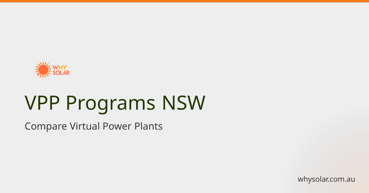 VPP Programs NSW 2026 | Best Virtual Power Plants in New South Wales ...